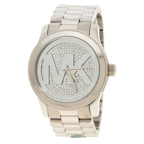 michael kors mk5544 runway damen 45mm 10atm|Michael Kors Runway Crystal Pave Ladies Watch .